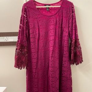 Holiday lace dress